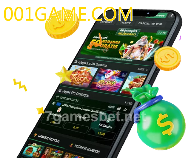 Baixe o aplicativo 001GAME.COM para jogar a qualquer momento